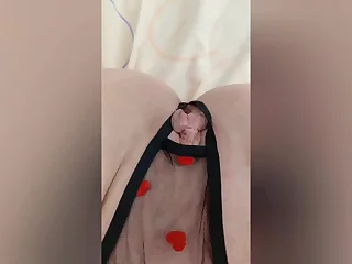 I brought my pussy to height when I got home wean away from college